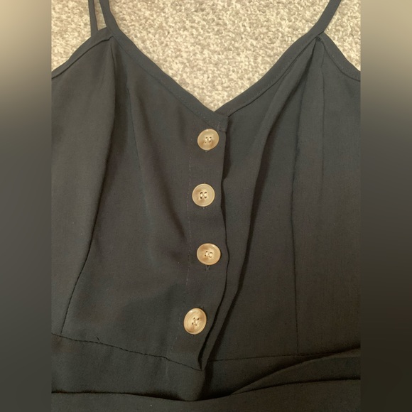 Black Jumpsuit with belt - Picture 2 of 3